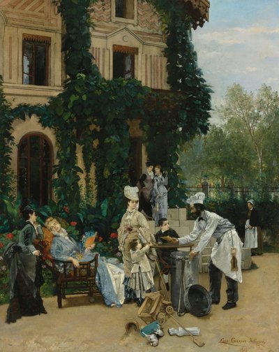 The Crepe Maker by Louis Robert Carrier Belleuse